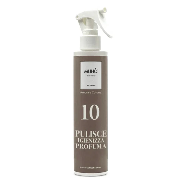 Spray Igienizzante Multiuso - Ambra e Cotone 200ml