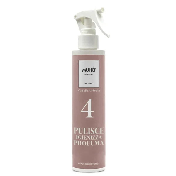 Spray Igienizzante Multiuso - Vaniglia Ambrata 200ml